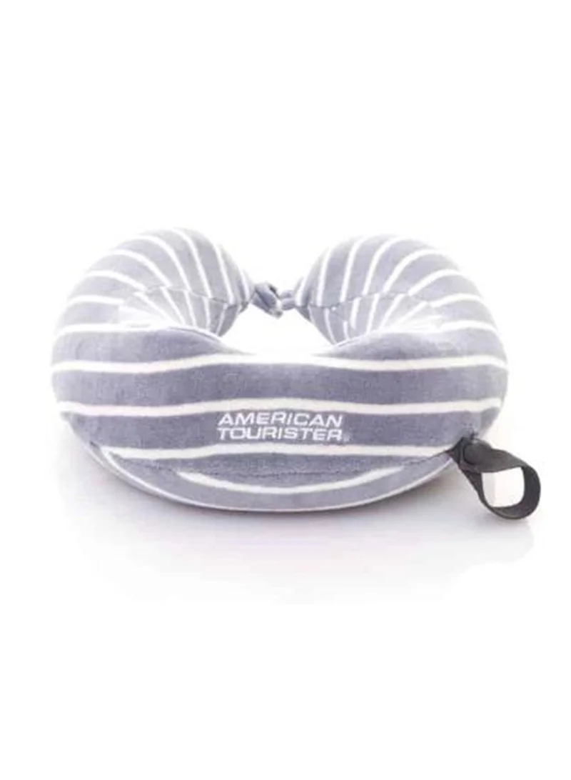 American Tourister  Memory Foam Pillow, 100% Polyester |Compact and portable|Customized Neck Support|Moisture-Resistant  | Best Price UAE